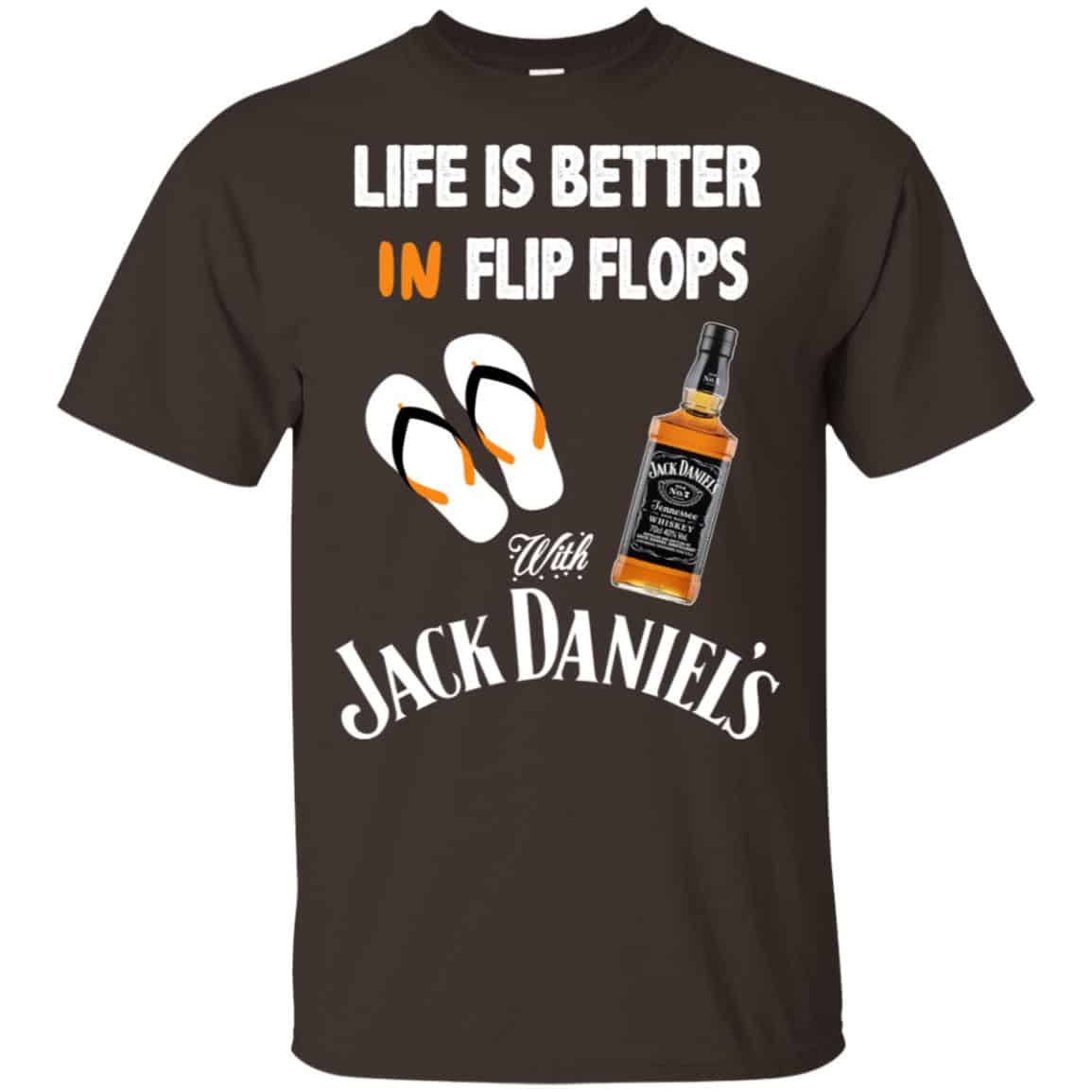 Life Is Better In Flip Flops With Jack Daniel’s T-Shirts, Hoodie, Tank