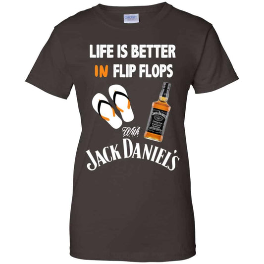 Life Is Better In Flip Flops With Jack Daniel’s T-Shirts, Hoodie, Tank