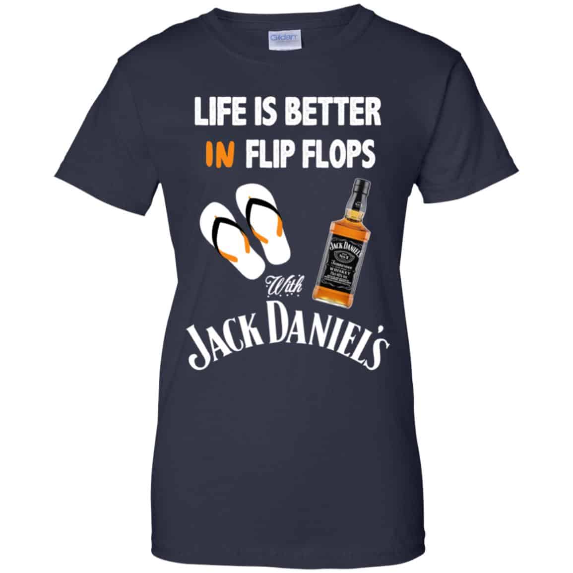 Life Is Better In Flip Flops With Jack Daniel’s T-Shirts, Hoodie, Tank