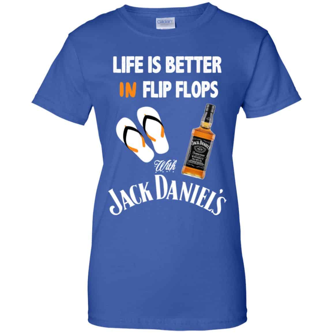 Life Is Better In Flip Flops With Jack Daniel’s T-Shirts, Hoodie, Tank