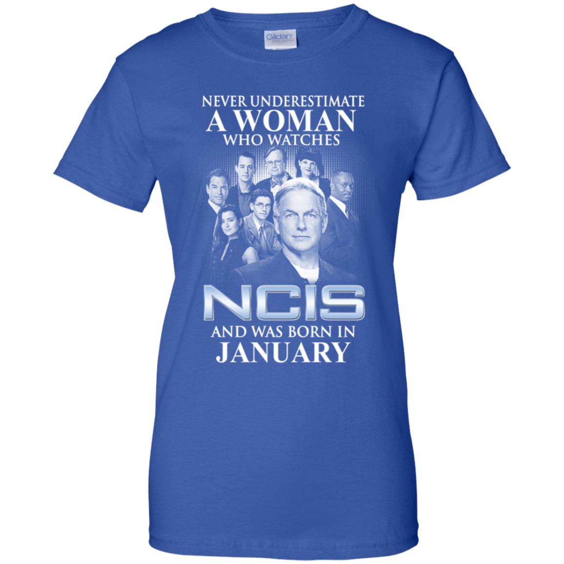 A Woman Who Watches NCIS And Was Born In January T-Shirts, Hoodie, Tank