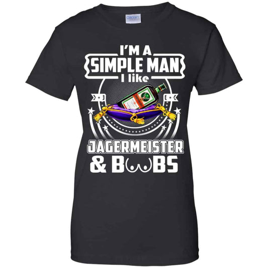 
	I’m A Simple Man I Like Jagermeister And Boobs T-Shirts, Hoodie, Tank