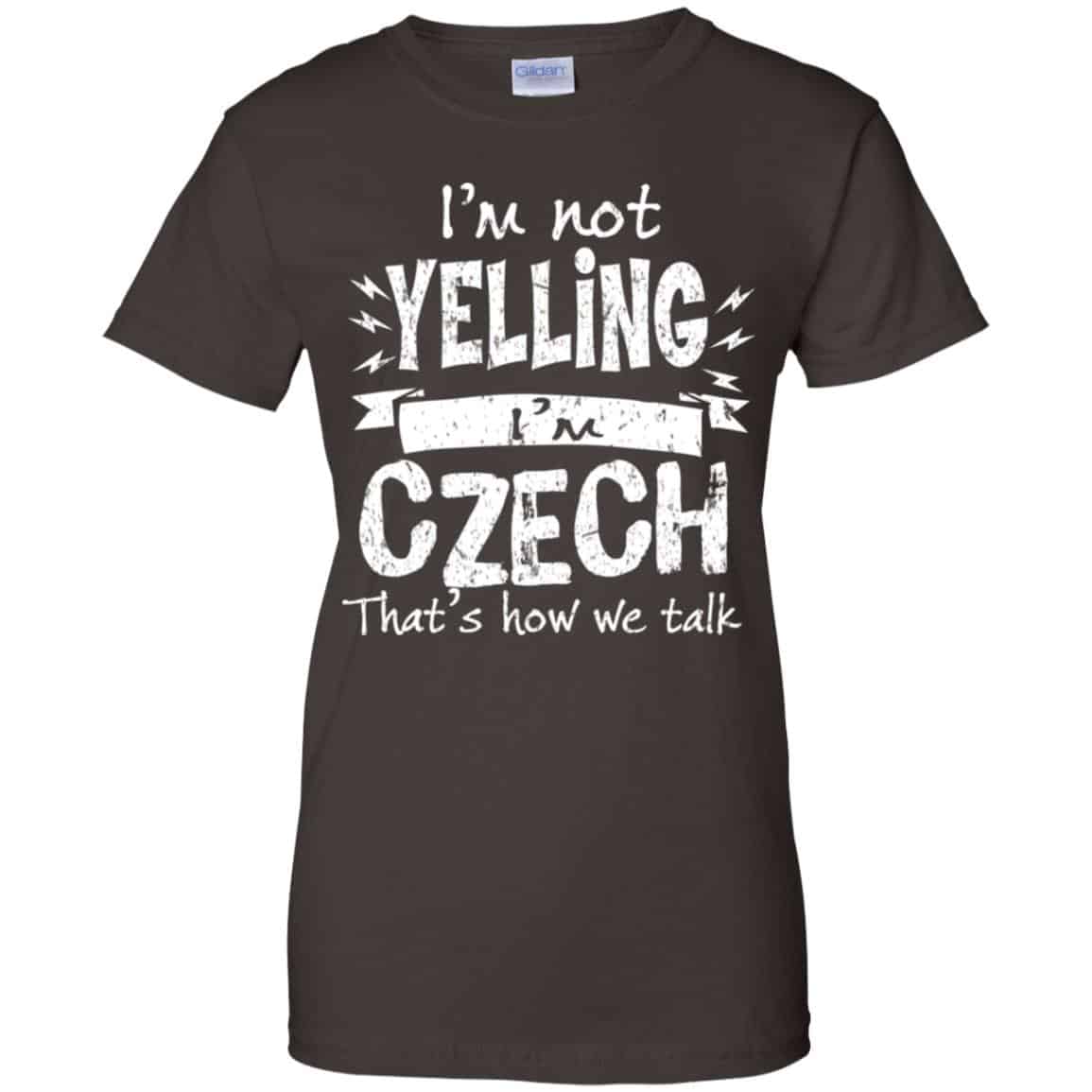 I’m Not Yelling I’m Czech That’s How We Talk T-Shirts, Hoodie, Tank