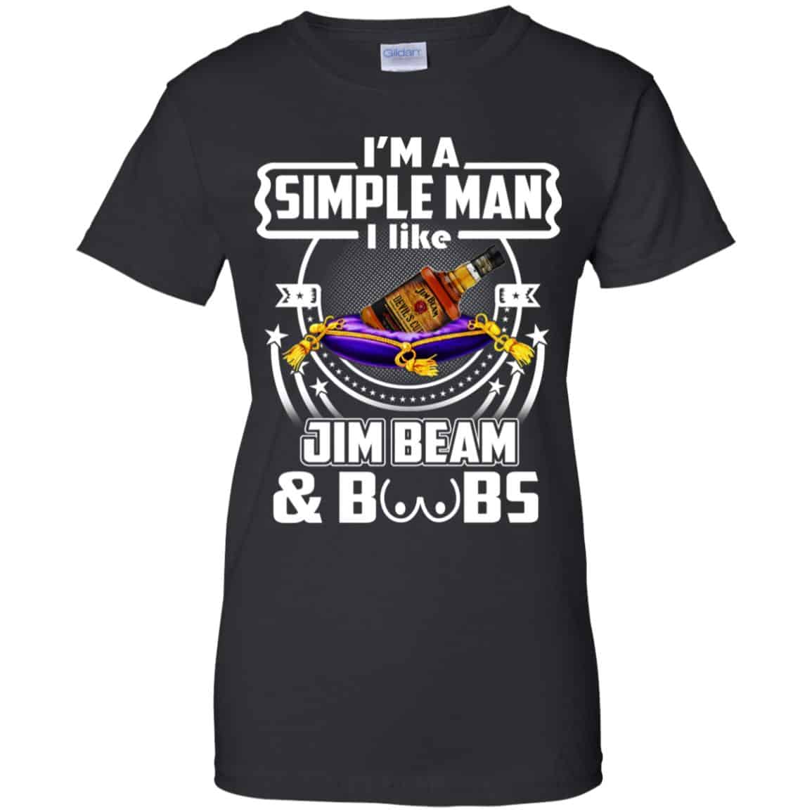 
	I’m A Simple Man I Like Jim Beam And Boobs T-Shirts, Hoodie, Tank