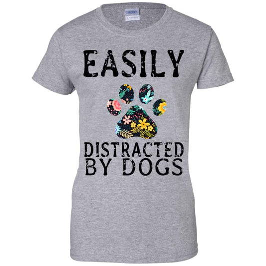 Easily Distracted By Dogs T-Shirts, Hoodie, Tank