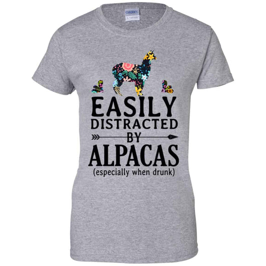 Easily Distracted By Alpacas Especially When Drunk T-Shirts, Hoodie, Tank