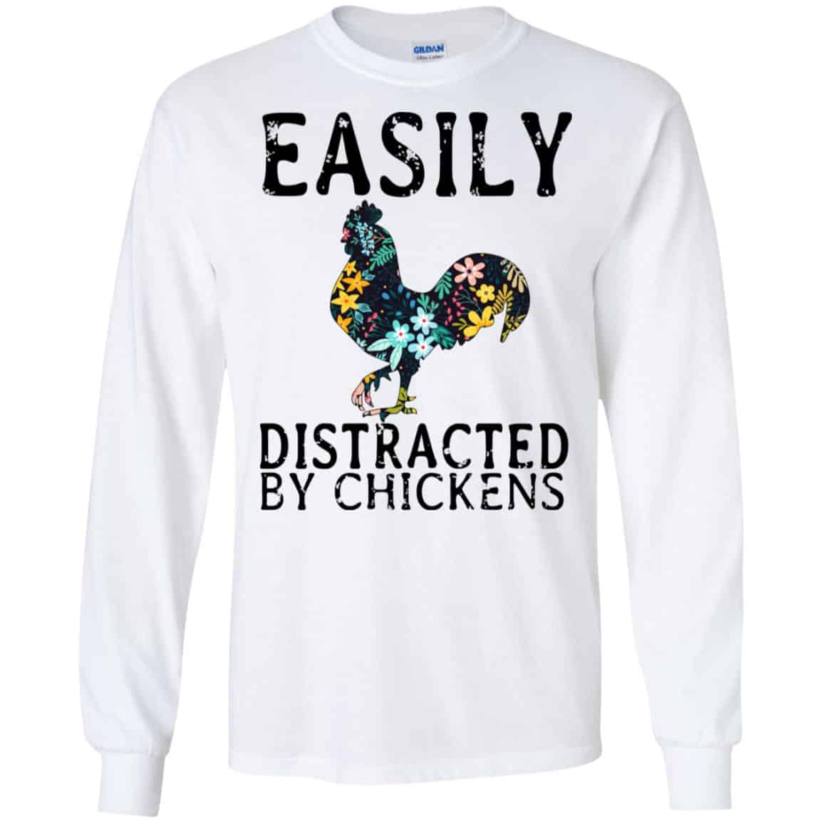 Easily Distracted By Chickens T-Shirts, Hoodie, Tank