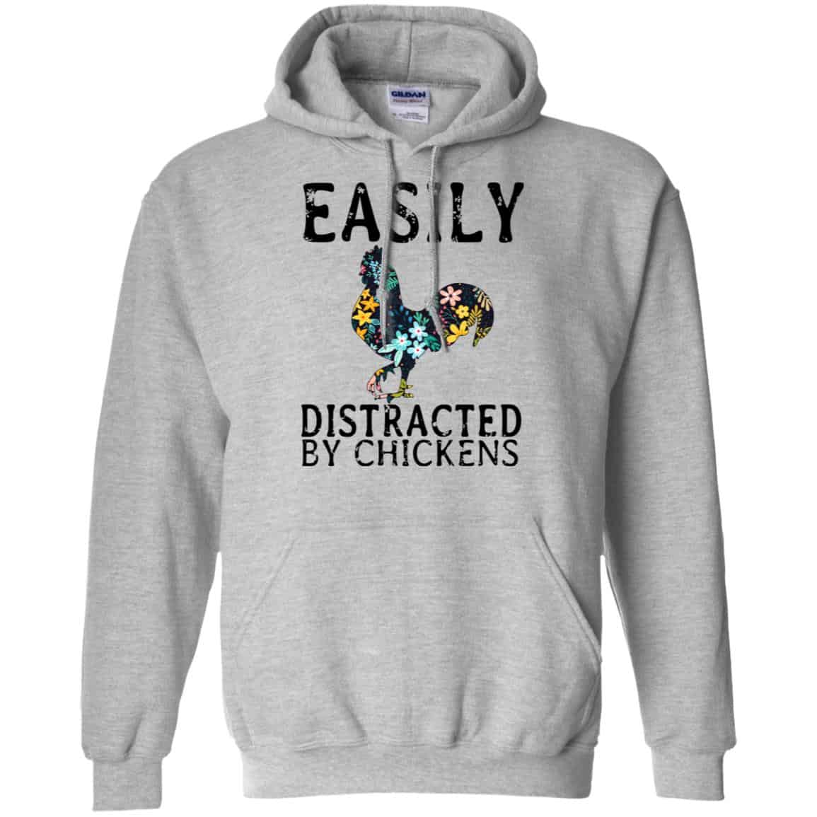 Easily Distracted By Chickens T-Shirts, Hoodie, Tank