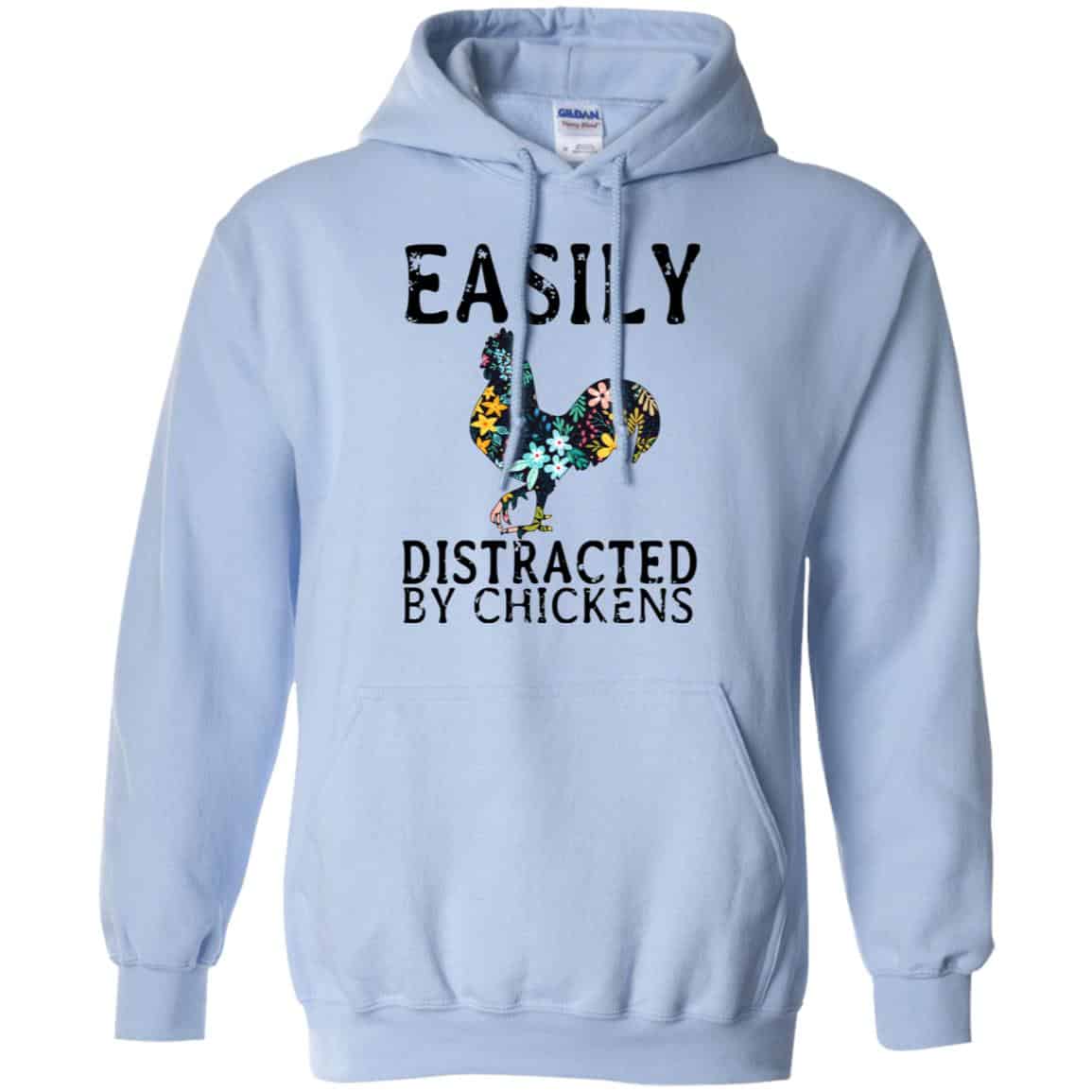 Easily Distracted By Chickens T-Shirts, Hoodie, Tank