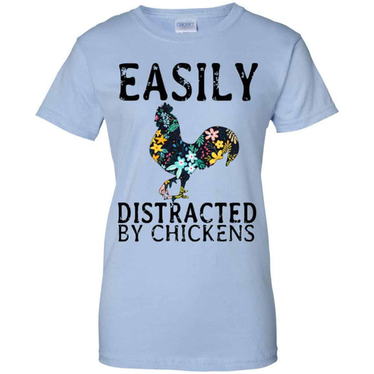 
	Easily Distracted By Chickens T-Shirts, Hoodie, Tank