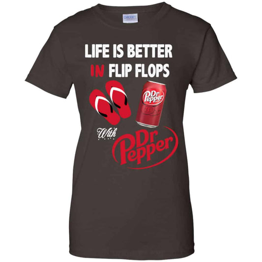 Life Is Better In Flip Flops With Dr Pepper T-Shirts, Hoodie, Tank