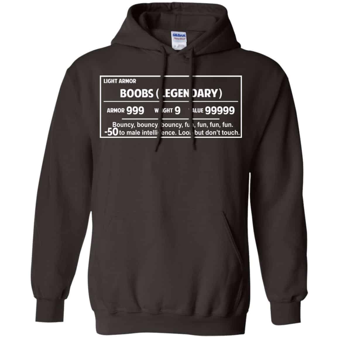 Light Armor – Boobs Legendary Armor 999 Weight 9 Value 99999 T-Shirts, Hoodie, Tank