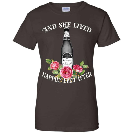 I Love Michelob Ultra – And She Lived Happily Ever After T-Shirts, Hoodie, Tank