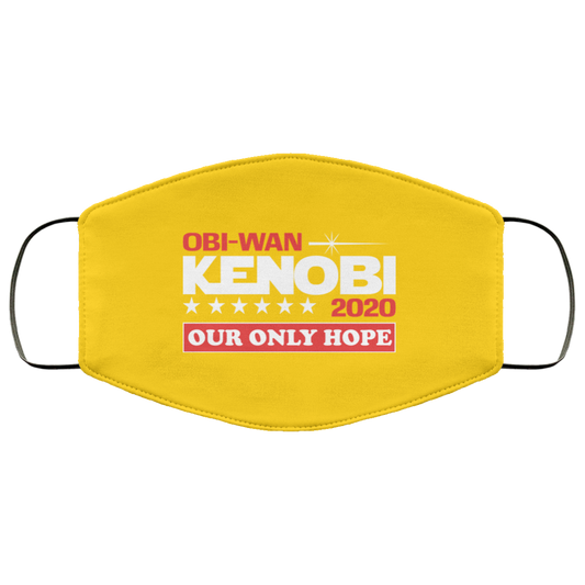 
	Obi-Wan Kenobi 2020 Our Only Hope Face Mask