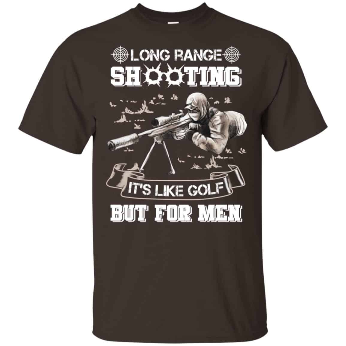 Long Range Shooting It’s Like Golf But For Men Shirt, Hoodie, Tank