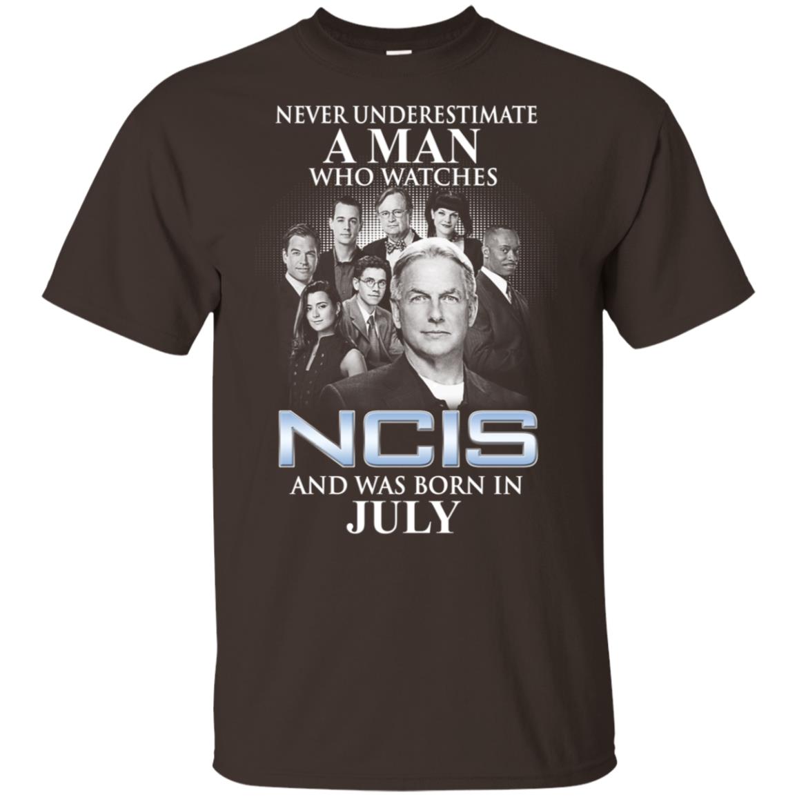 A Man Who Watches NCIS And Was Born In July T-Shirts, Hoodie, Tank