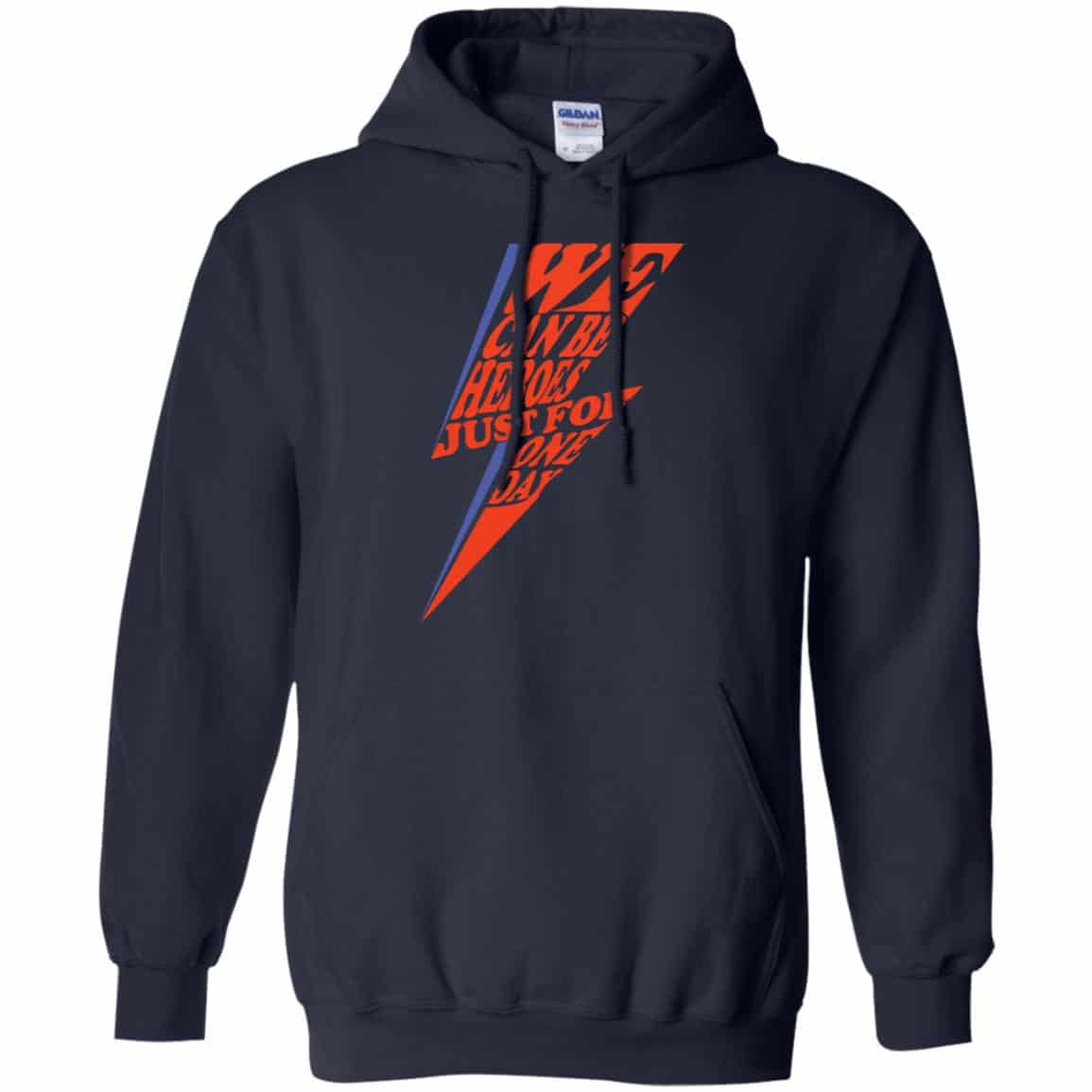 David Bowie: We Can Be Heroes Just For One Day T-Shirts, Hoodie, Tank
