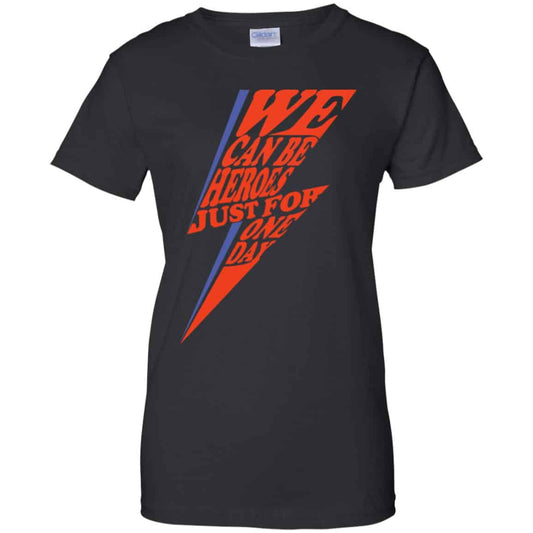 
	David Bowie: We Can Be Heroes Just For One Day T-Shirts, Hoodie, Tank