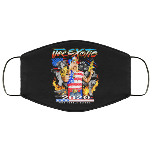 Joe Exotic 2020 President Fuck Carole Baskin Tiger King Face Mask