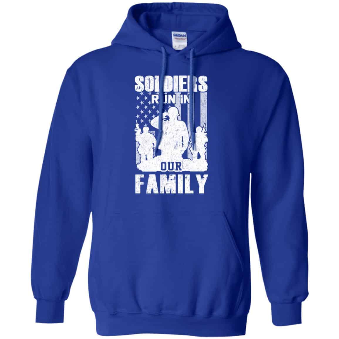 Veteran: Soldiers Run In Out Family Veteran Dad Son T-Shirts, Hoodie, Tank