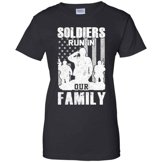 
	Veteran: Soldiers Run In Out Family Veteran Dad Son T-Shirts, Hoodie, Tank