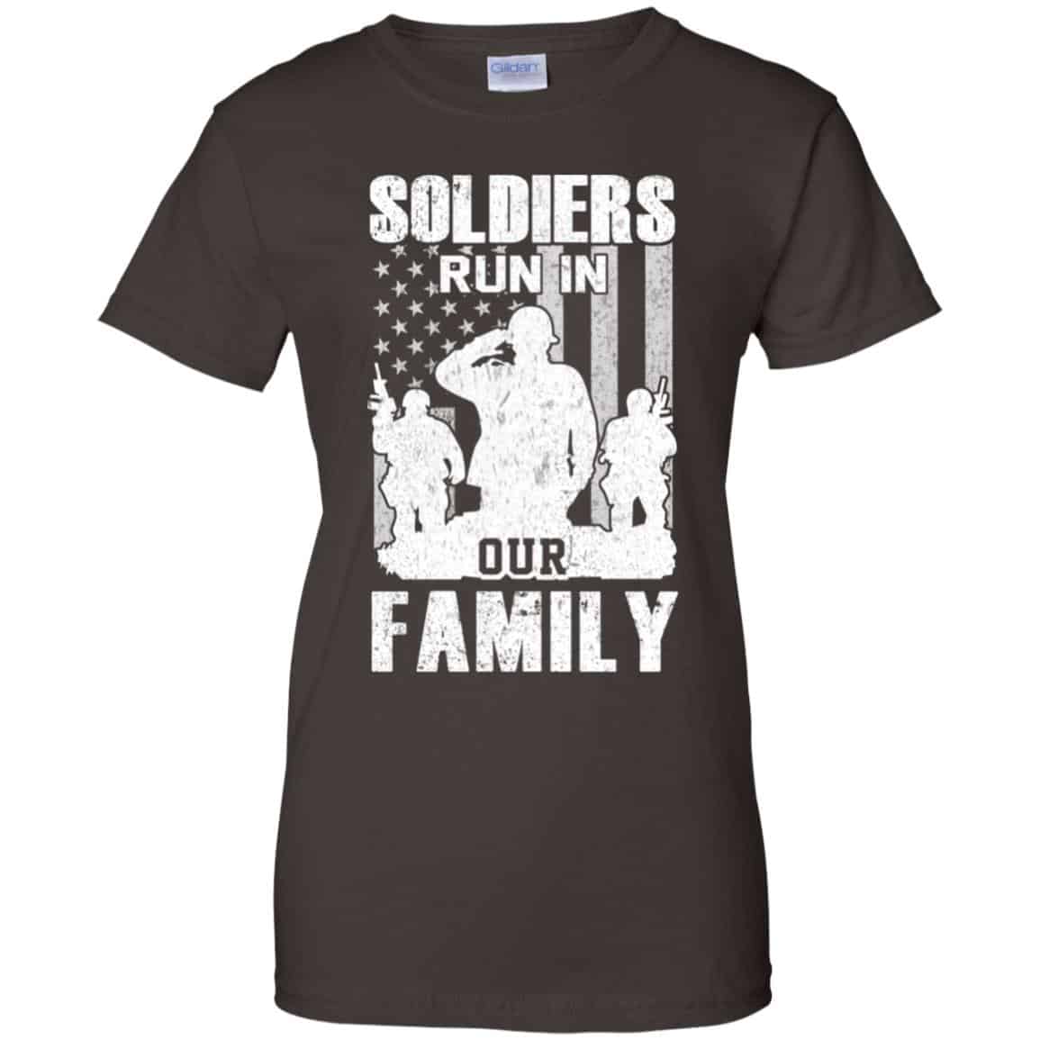Veteran: Soldiers Run In Out Family Veteran Dad Son T-Shirts, Hoodie, Tank