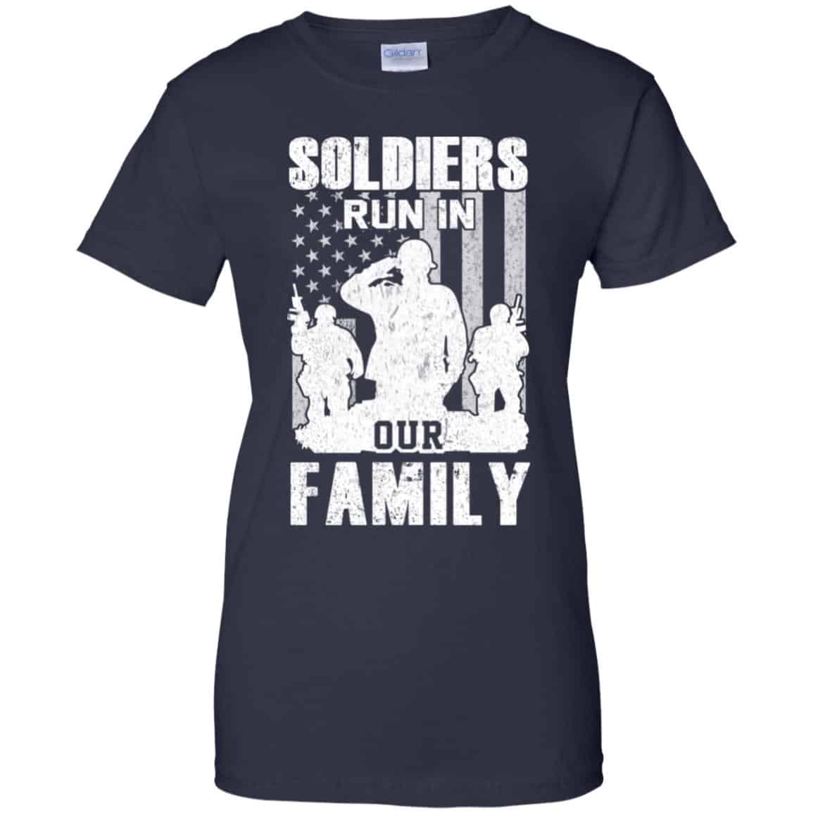 Veteran: Soldiers Run In Out Family Veteran Dad Son T-Shirts, Hoodie, Tank