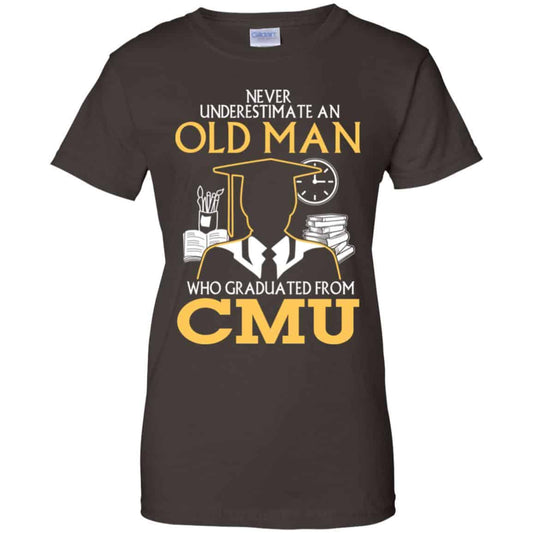Never Underestimate An Old Man Who Graduated From CMU T-Shirts, Hoodie, Tank