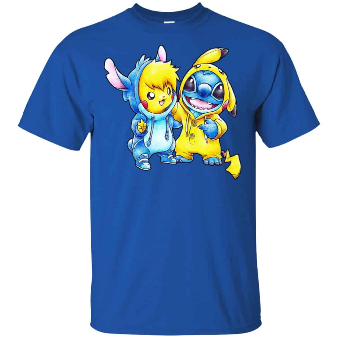 Cute Stitch Pokemon T-Shirts, Hoodie, Tank