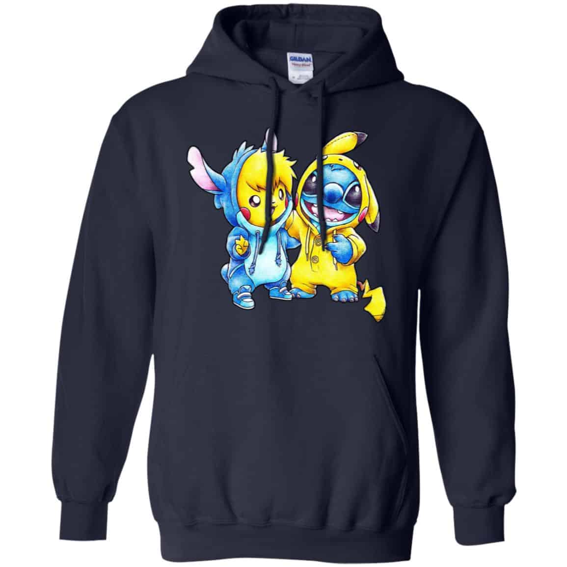 Cute Stitch Pokemon T-Shirts, Hoodie, Tank