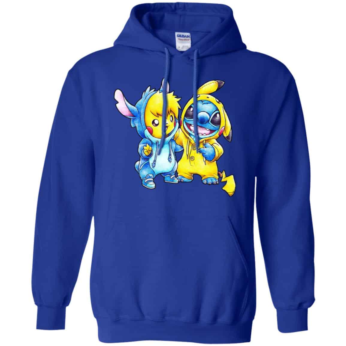 Cute Stitch Pokemon T-Shirts, Hoodie, Tank