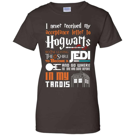 Harry Potter Star Wars T-Shirts, Never Received To Hogwarts So Become A Jedi T-Shirts, Hoodie, Tank