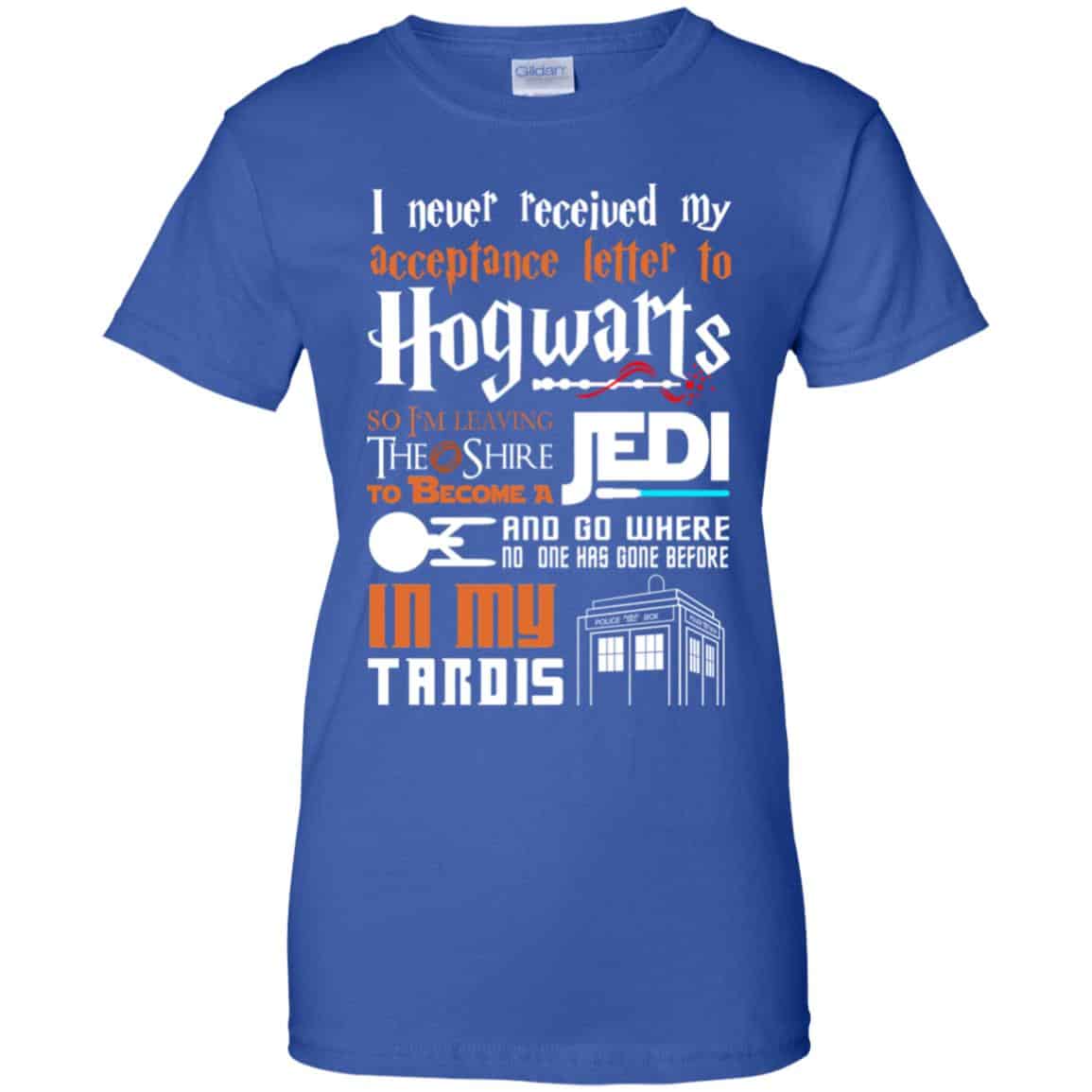 Harry Potter Star Wars T-Shirts, Never Received To Hogwarts So Become A Jedi T-Shirts, Hoodie, Tank