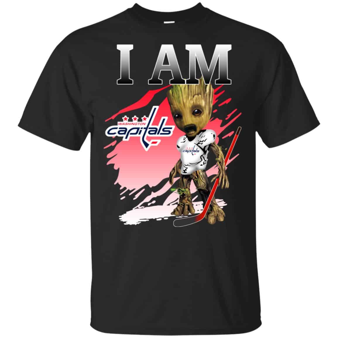 Washington Capitals: I Am Groot T-Shirts, Hoodie, Tank