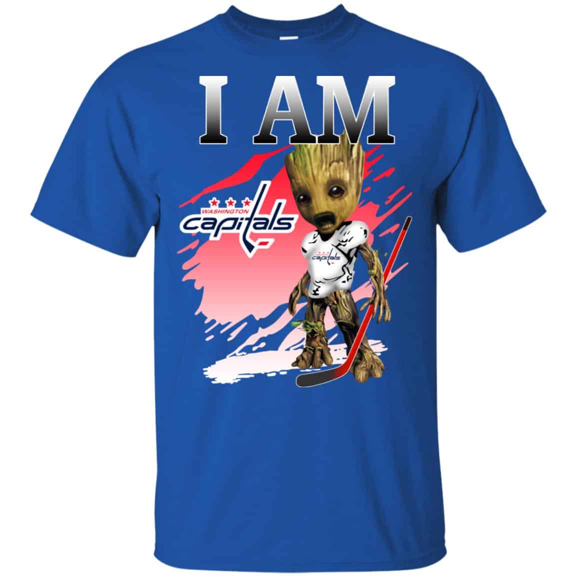 Washington Capitals: I Am Groot T-Shirts, Hoodie, Tank