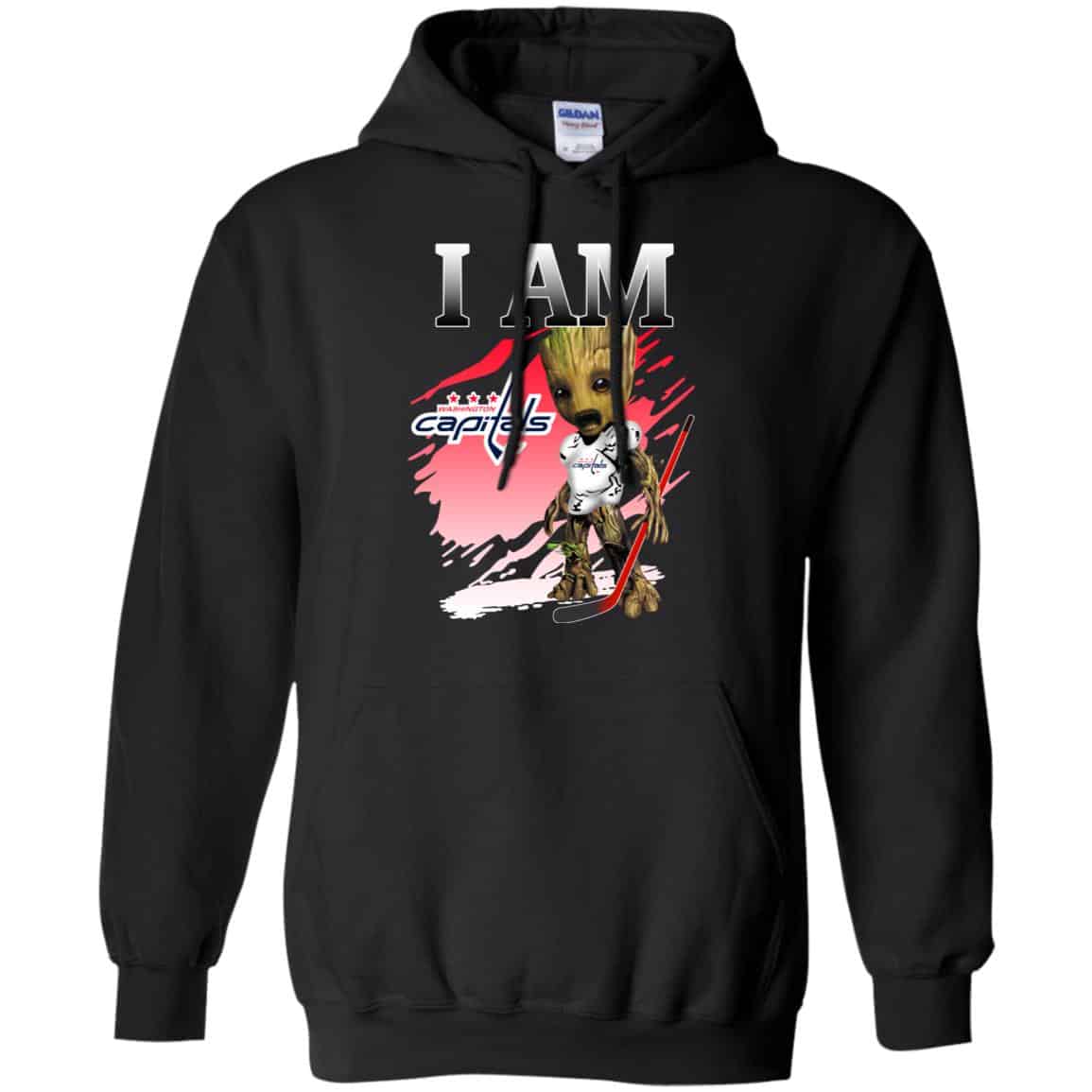 Washington Capitals: I Am Groot T-Shirts, Hoodie, Tank
