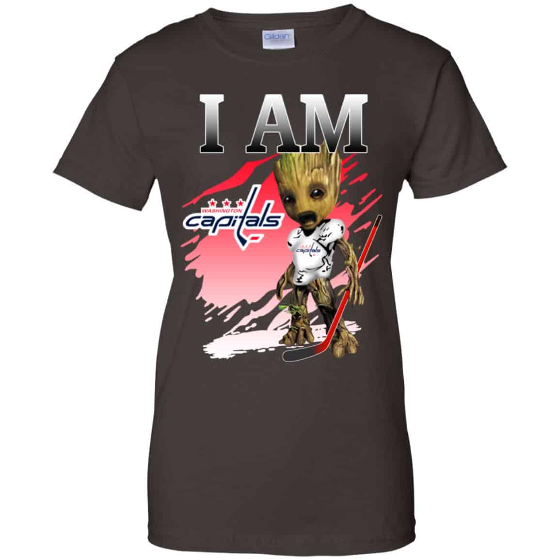 Washington Capitals: I Am Groot T-Shirts, Hoodie, Tank