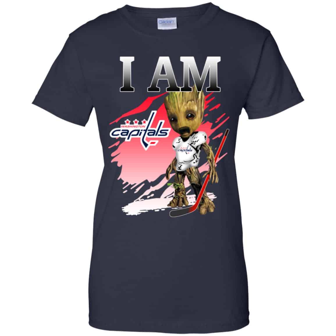 Washington Capitals: I Am Groot T-Shirts, Hoodie, Tank