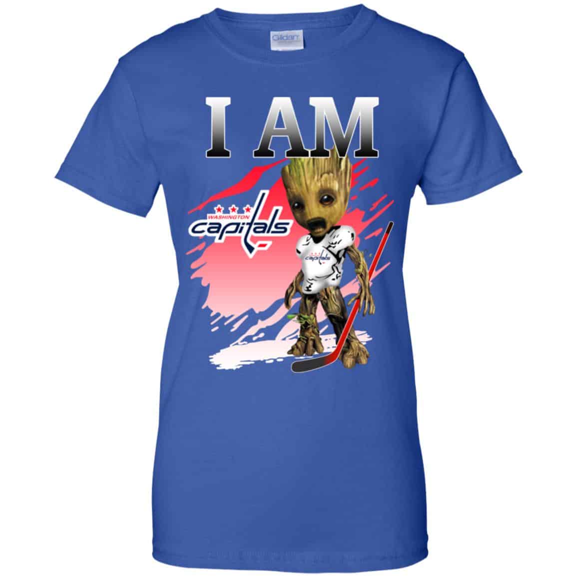 Washington Capitals: I Am Groot T-Shirts, Hoodie, Tank
