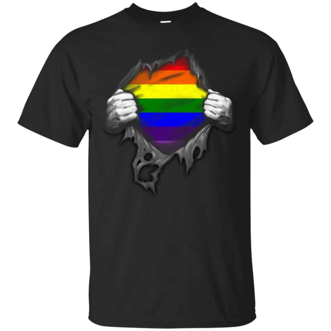 Rainbow Lesbian Gay Pride LGBT Super Strong T-Shirts, Hoodie, Tank