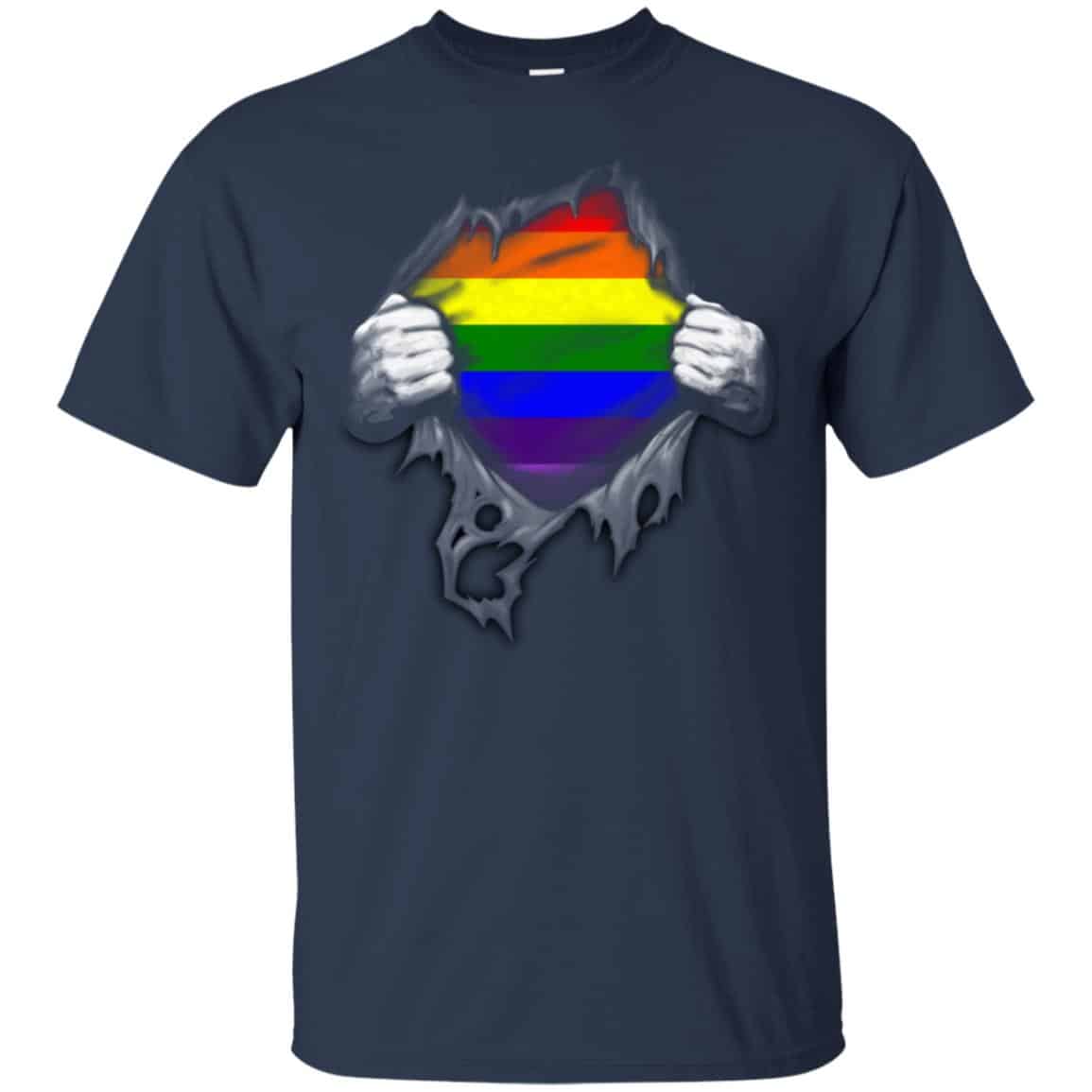 Rainbow Lesbian Gay Pride LGBT Super Strong T-Shirts, Hoodie, Tank