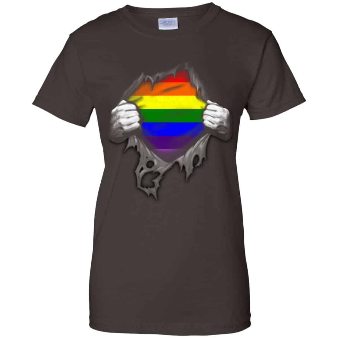 Rainbow Lesbian Gay Pride LGBT Super Strong T-Shirts, Hoodie, Tank
