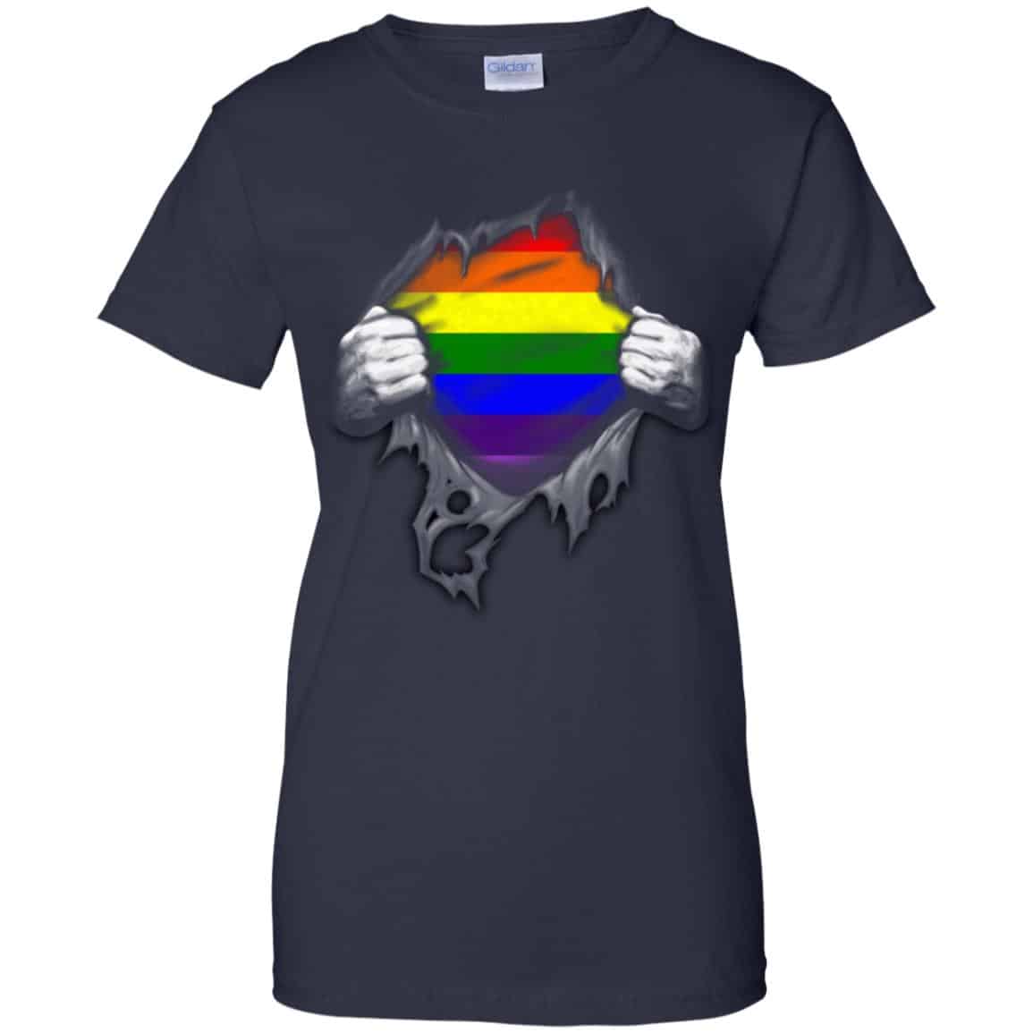 Rainbow Lesbian Gay Pride LGBT Super Strong T-Shirts, Hoodie, Tank