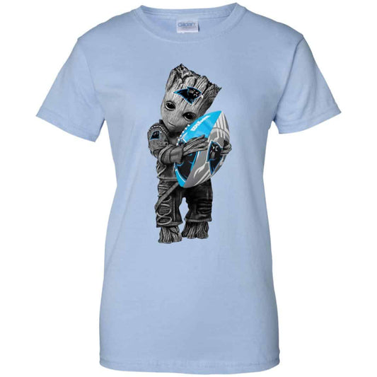 
	Baby Groot Hugging Carolina Panthers T-Shirts, Hoodie, Tank