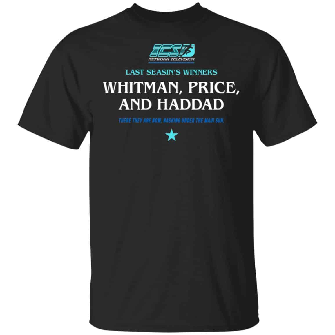 Running Man Whitman Price and Haddad Shirt, Hoodie, Tank
