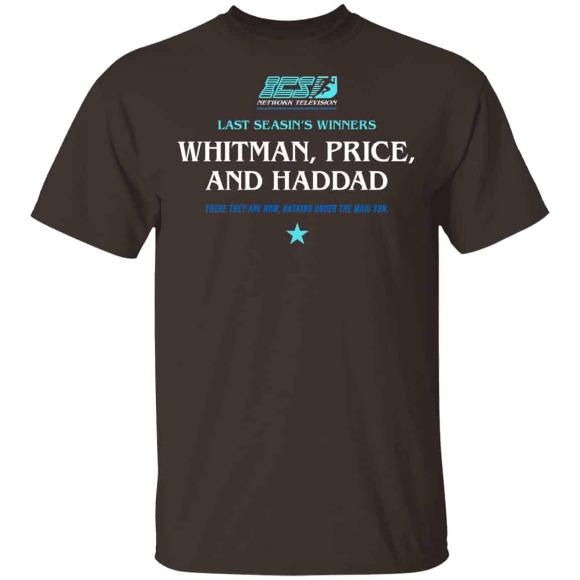 Running Man Whitman Price and Haddad Shirt, Hoodie, Tank