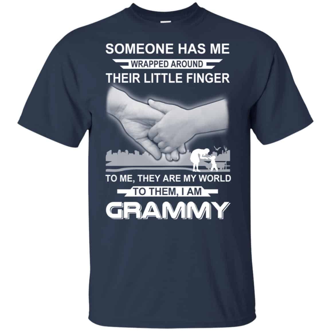Someone Has Me Wrapped Around Their Little Finger I Am Grammy T-Shirts, Hoodie, Tank