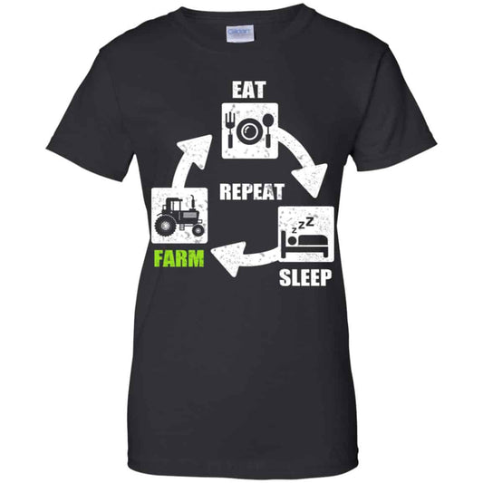 
	Eat Sleep Farm Repeat Farming T-Shirts, Hoodie, Tank