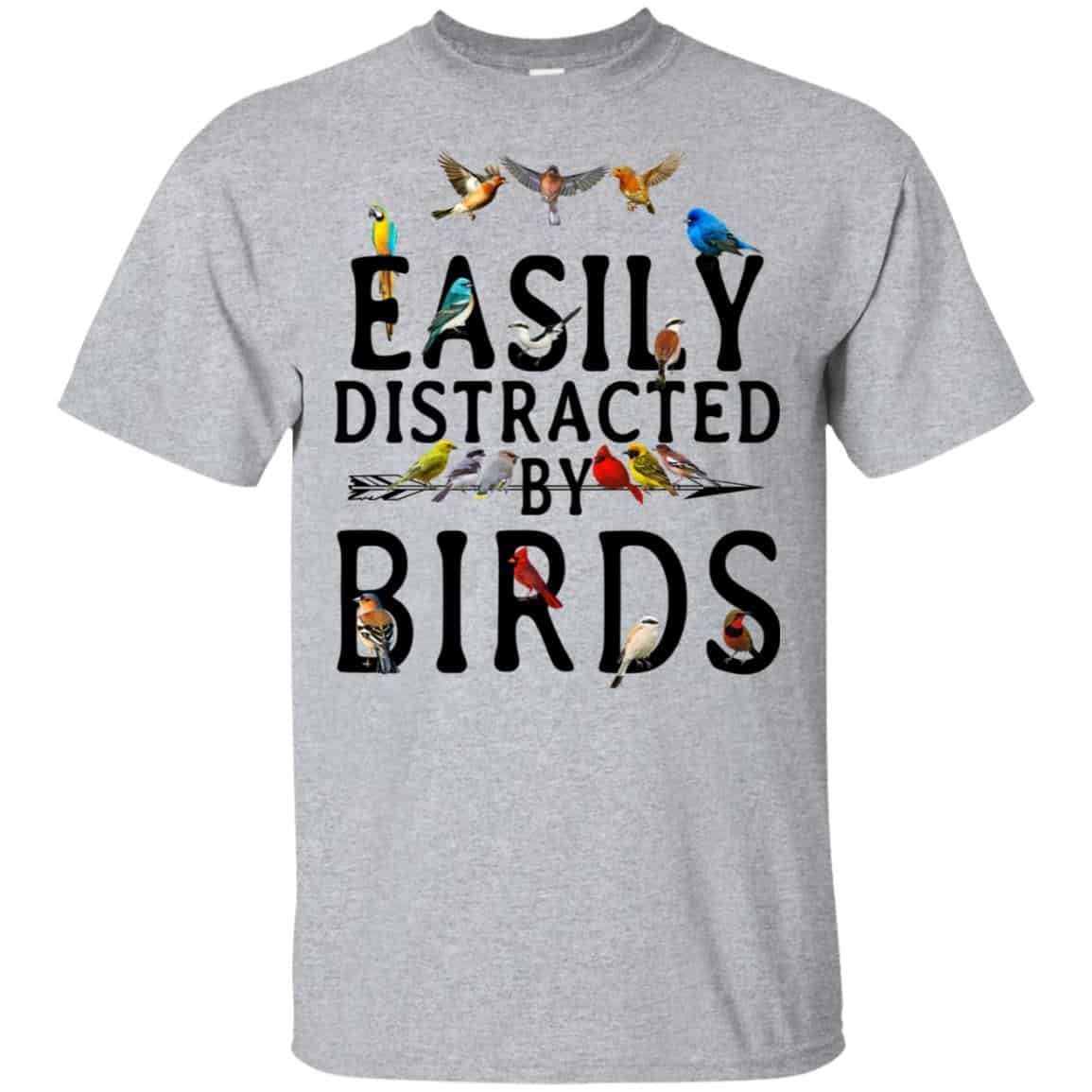 Easily Distracted By Birds T-Shirts, Hoodie, Tank