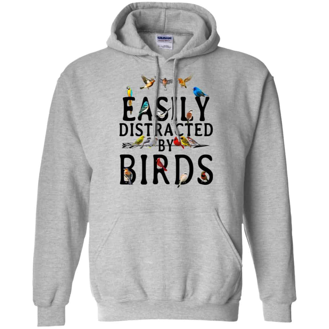 Easily Distracted By Birds T-Shirts, Hoodie, Tank